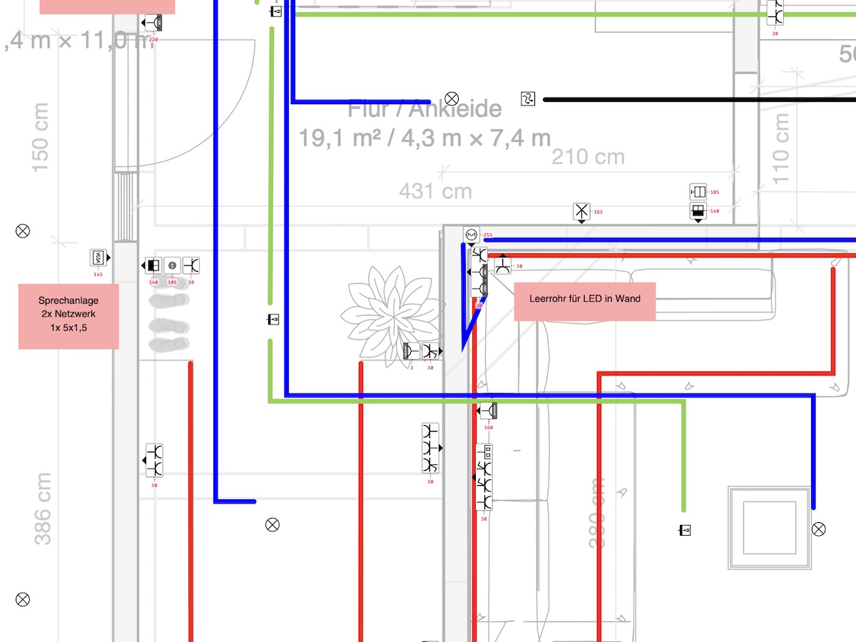 KNX-Planung mit Grundriss